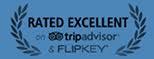 FlipKey and TripAdvisor Excellent Rating
